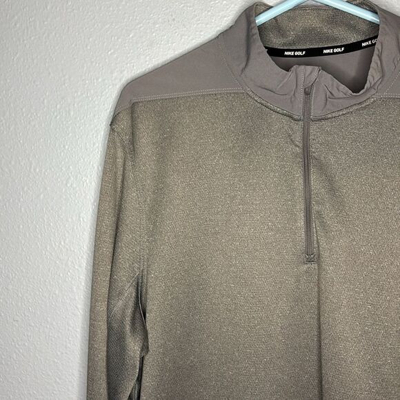 Nike Golf Gray Pullover 1/4 Zip Lightweight Jacket Size XL - Picture 7 of 11